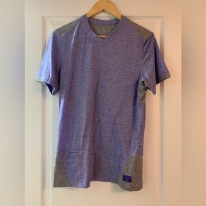 Men's Purple and Gray small Brooks T-Shirt